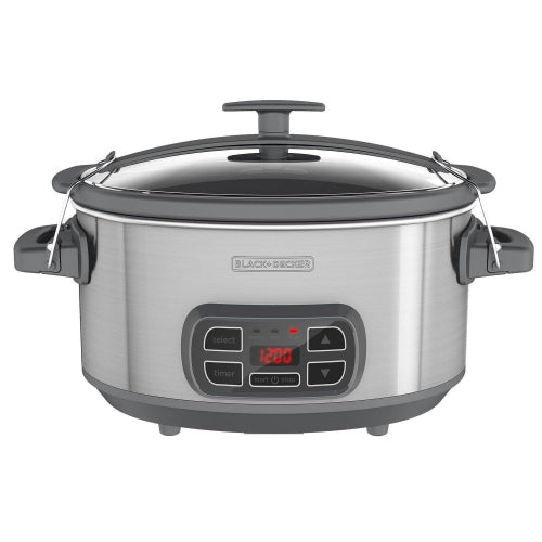 Black + Decker - Digital Slow Cooker with 7 Quart Capacity
