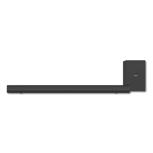 Philips 1000 Series 2.1 Channel Soundbar with Wireless Subwoofer – Black - Open Box