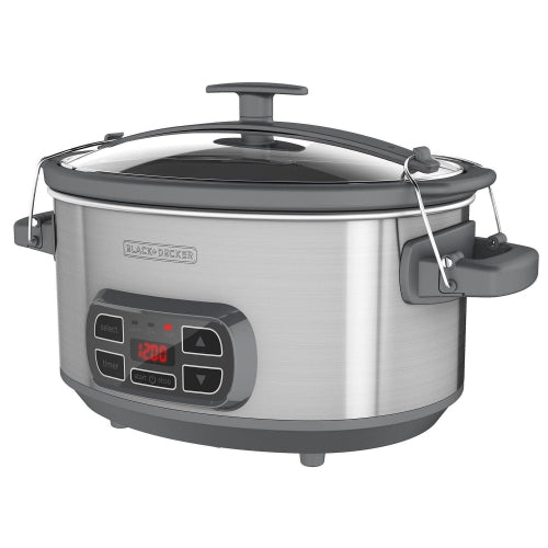 Black + Decker - Digital Slow Cooker with 7 Quart Capacity