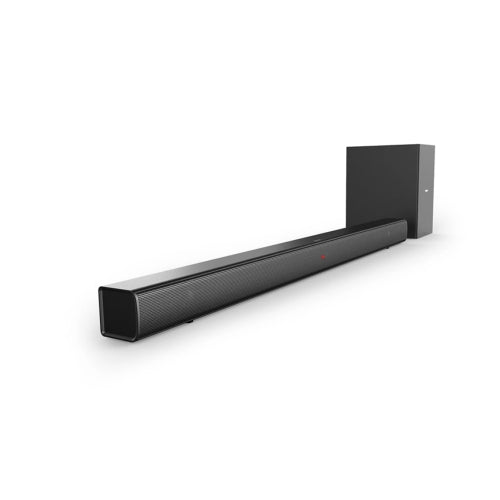 Philips 1000 Series 2.1 Channel Soundbar with Wireless Subwoofer – Black - Open Box